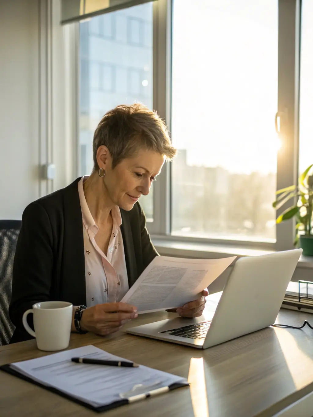 A recruiter reviewing resumes and candidate profiles on a computer, using advanced search tools and techniques.